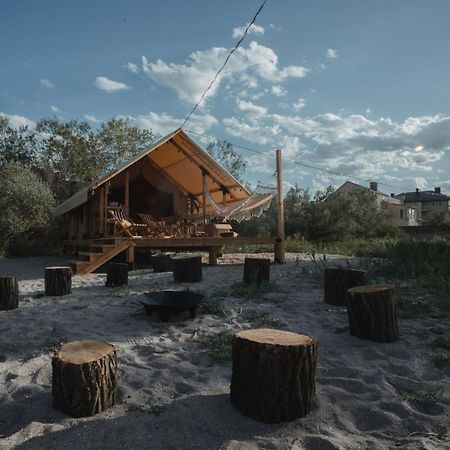 Glamping Mandra Hotel Zatoka Luaran gambar