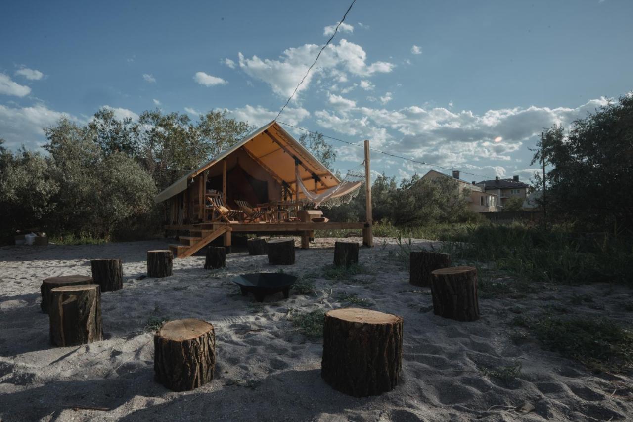 Glamping Mandra Hotel Zatoka Luaran gambar