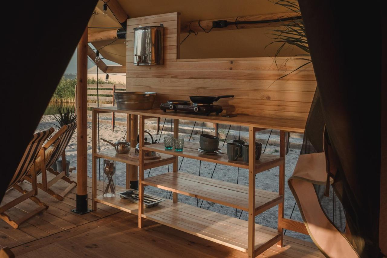 Glamping Mandra Hotel Zatoka Luaran gambar